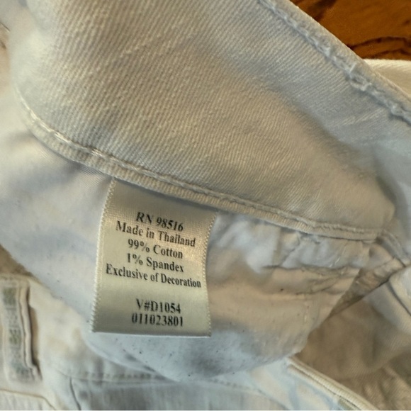 Coldwater Creek Capri / Skimmer Pants Size 10 Off White - Picture 7 of 7